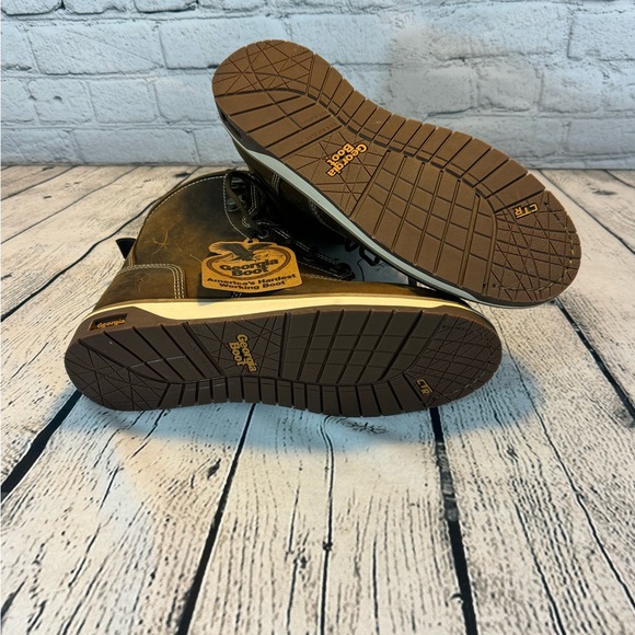 GEORGIA BOOT AMP LT WEDGE WOMEN'S WORK BOOT 9.0 - Picture 3 of 5